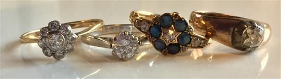 4 diamond rings